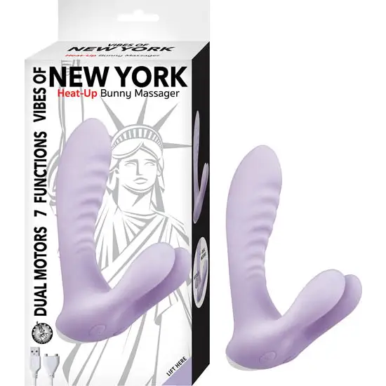 Vibes Of New York Bunny Massager - Lavender - Vibrators