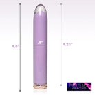 Vibra-Glass 10x Mini Vibrator - Purple - Plain Vibrator