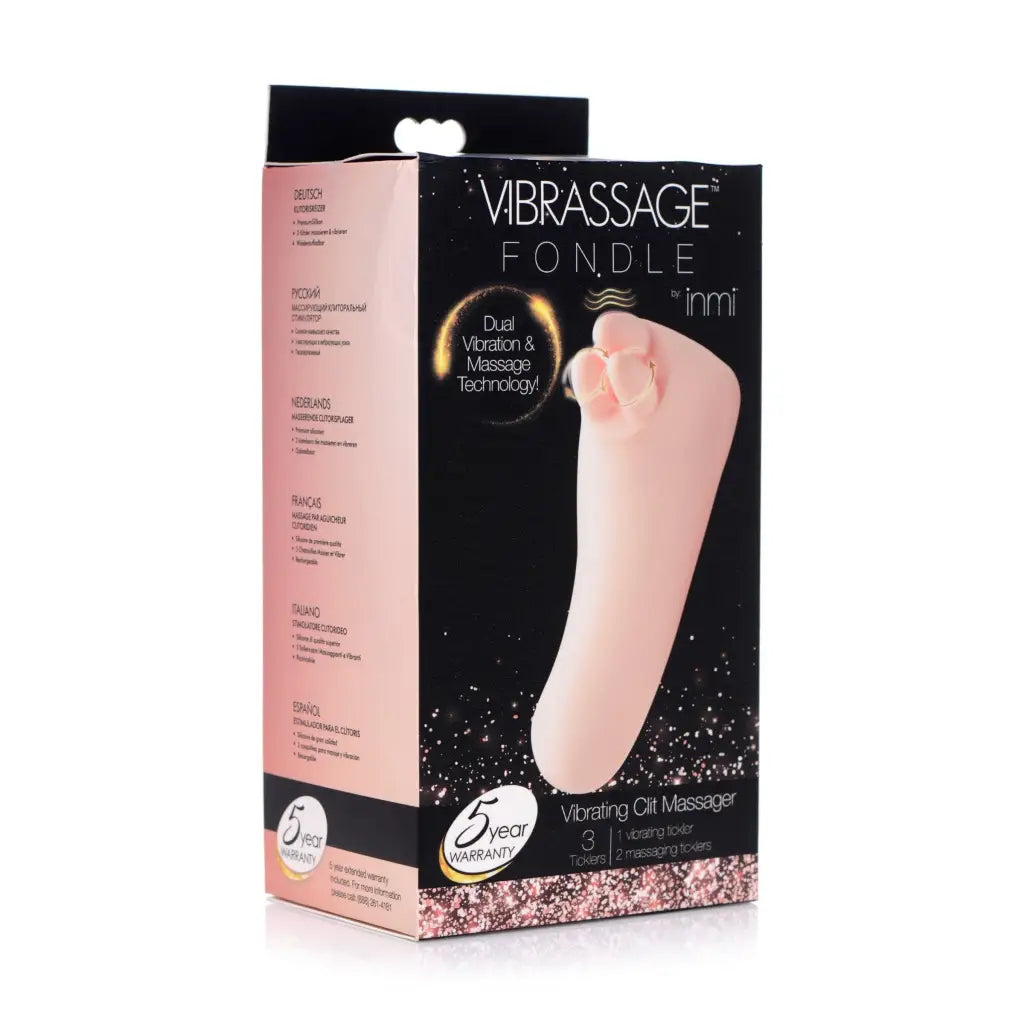 Vibrassage Vibrator Vibrassage Fondle Silicone Vibrating Clit Massager at the Haus of Shag