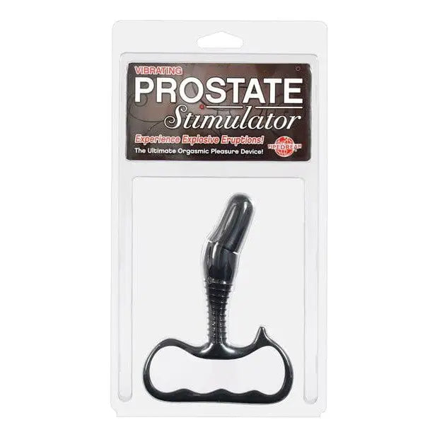 Vibrating Prostate Stimulator - Black in retail packaging, enhancing intimate pleasure