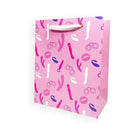 Pink gift bag with adult-themed pattern, perfect for Vibrators Gift Bag product