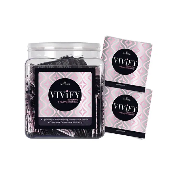 Vivify Tightening & Rejuvenation Gel - Tub Of 100 Single Use Packet - Clitoral Stimulant