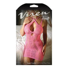 Fantasy Lingerie Dress One Size Fits Most / Pink Vixen Multiway Strap Net Lace Dress by Fantasy Lingerie at the Haus of Shag