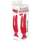 Wall Bangers Double Penetrator Waterproof - Pink - Dongs & Dildos