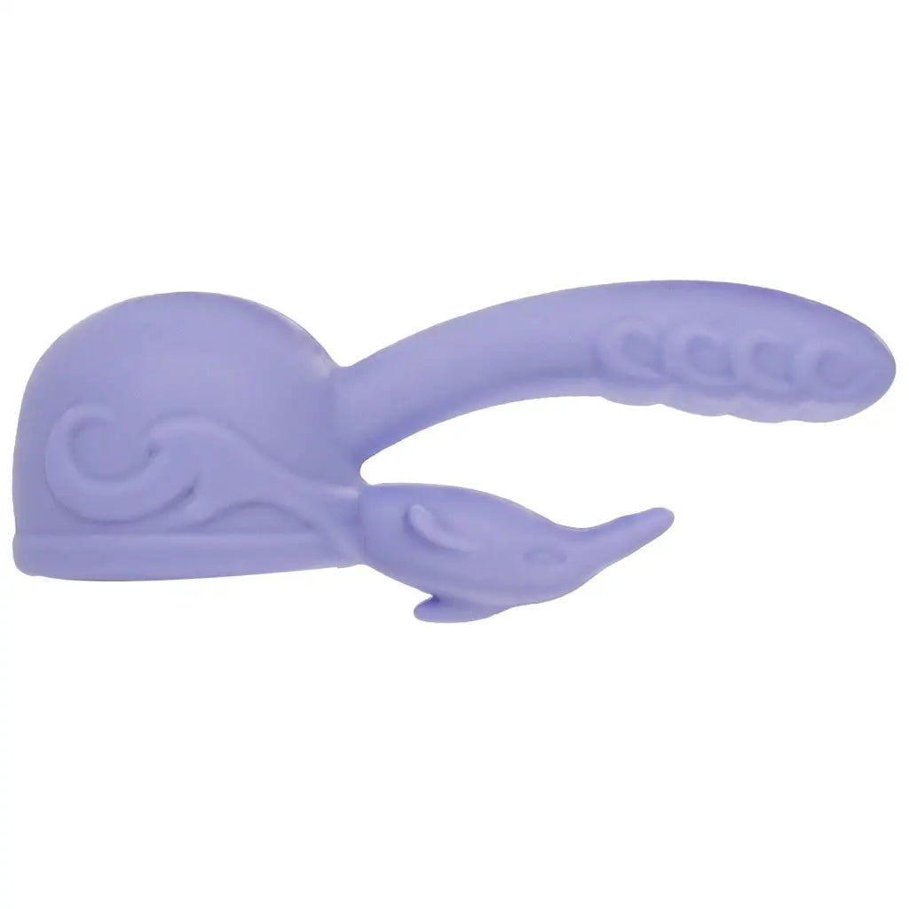 Wand Essentials Wand Attachment Blue Wand Essentials Silicone Dolphin Wand Attachment at the Haus of Shag