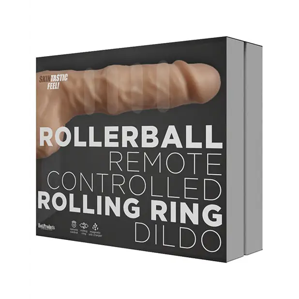 (wd) Rollerball Dildo W/ Rolli Ball Function & Suction Cup - Dildos & Dongs