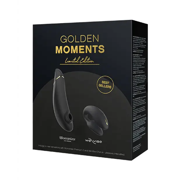 We-Vibe Chorus / Womanizer Premium 2 Golden Moments Collection 2023 - Black/Gold - Vibrators