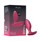 Cosmic Pink We-Vibe Ditto+ rechargeable remote-controlled silicone vibrating anal plug