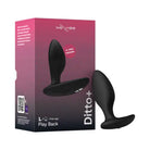 We-Vibe Ditto+ rechargeable remote-controlled vibrating anal plug in black packaging box