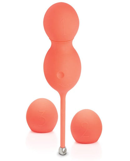 We-Vibe Egg Vibrator Orange We-Vibe Bloom Vibrating Rechargeable Kegel Balls with App Control at the Haus of Shag