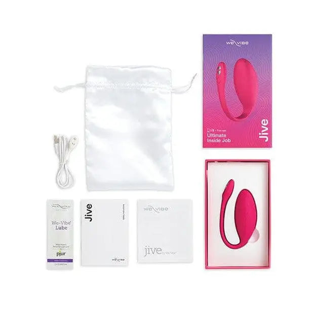 We-Vibe Jive Wearable G-Spot Vibrator in white bag - vibe jive discreet packaging