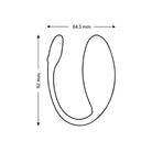A drawing of a horseshoe on the We-Vibe Jive Wearable G-Spot Vibrator with App Control