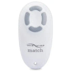 Close-up of We-vibe Match Replacement Remote with ’match’ displayed on the remote