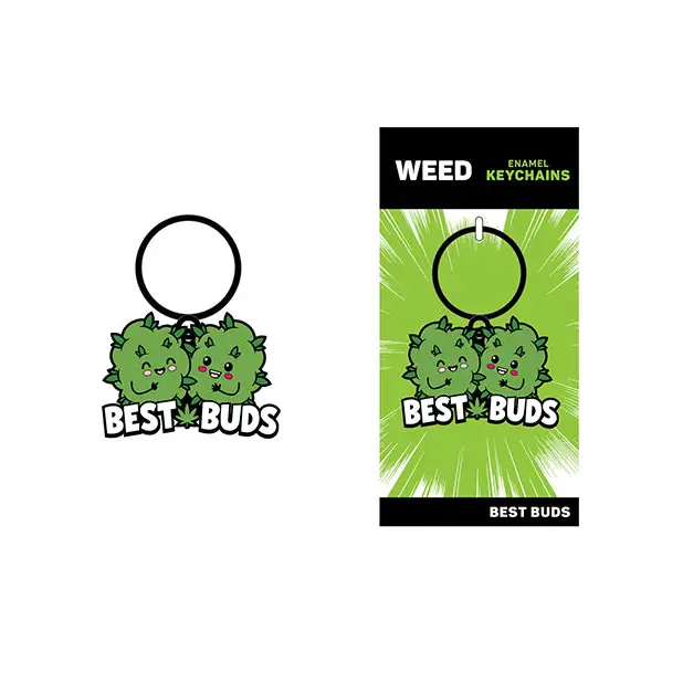 Weed Keychain Best Buds - Enamel Pin