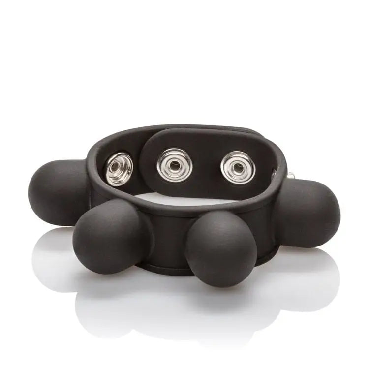 CalExotics Bondage Fetish & Kink Weighted Ball Stretcher Black at the Haus of Shag