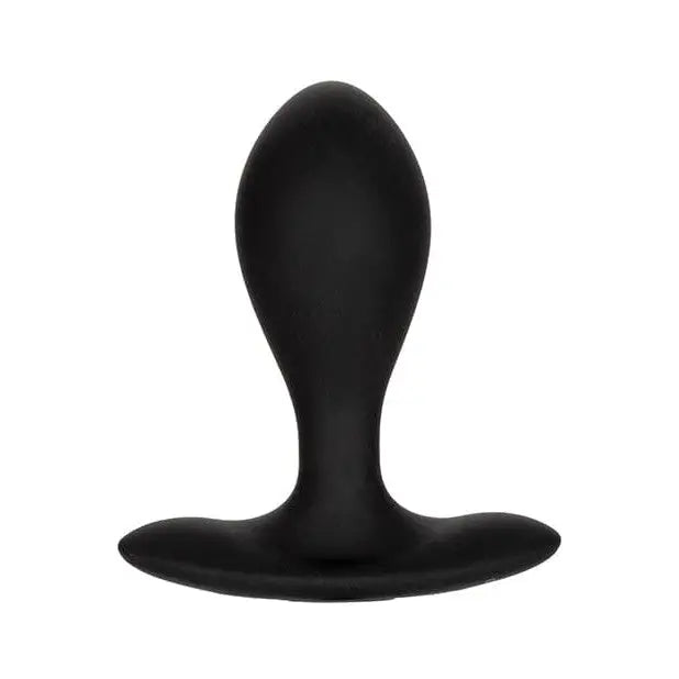 CalExotics Plug Weighted Silicone Inflatable Plug - Black at the Haus of Shag