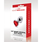 Whipsmart Heartbreaker Heart Crystal Butt Plug - 2.5’’ / Clear - Butt Plug