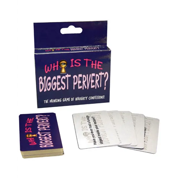 Who’s The Biggest Pervert Card Game - Party Supplies