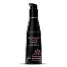 Black bottle of Wicked Birthday Cake flavored intimate lubricant water-based