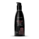 Black bottle of Wicked Birthday Cake flavored intimate lubricant for enhanced enjoyment