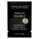 Wicked Sensual Care Hypoallergenic Aqua Sensitive Water Based Lubricant -.1 Oz - Water Based Lubricant