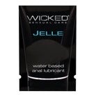 Wicked Sensual Care Jelle Water Based Anal Lubricant - Fragrance Free Packet