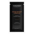 Wicked Sensual Care Orange Blossom & Patchouli Massage Cream Single-Use Packet