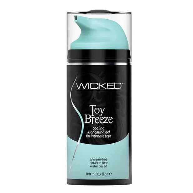 Wicked Lubricants Wicked Sensual Care Toy Breeze Water Based Cooling Lubricant - 3.3 Oz at the Haus of Shag