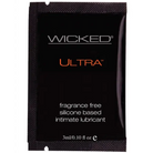 Wicked Sensual Care Ultra Silicone Based Lubricant -.1 Oz Fragrance Free - Silicone Lubricant