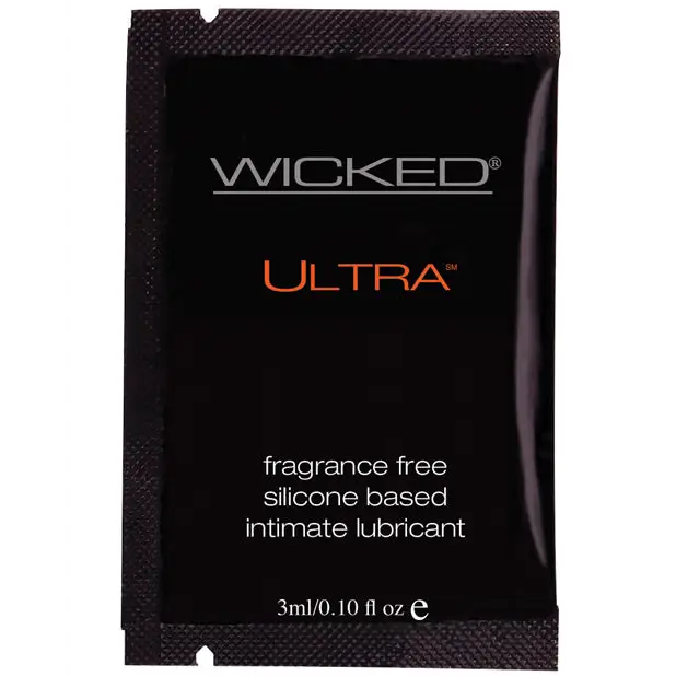 Wicked Sensual Care Ultra Silicone Based Lubricant -.1 Oz Fragrance Free - Silicone Lubricant