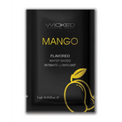 Wicked Aqua Vanilla flavored mango condoms with Wicked Sensual Care Water Based Lubricant