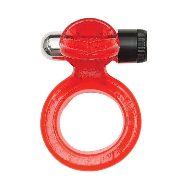 Red wireless clit flicker with flashlight, the ultimate pleasure ring-shaped device