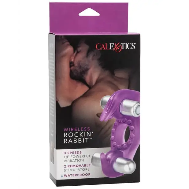 CalExotics Stimulators Wireless Rockin' Rabbit - Purple at the Haus of Shag