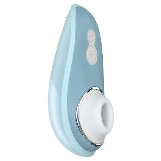 Close-up of Womanizer LIBERTY Air Clitoral Stimulator on white background