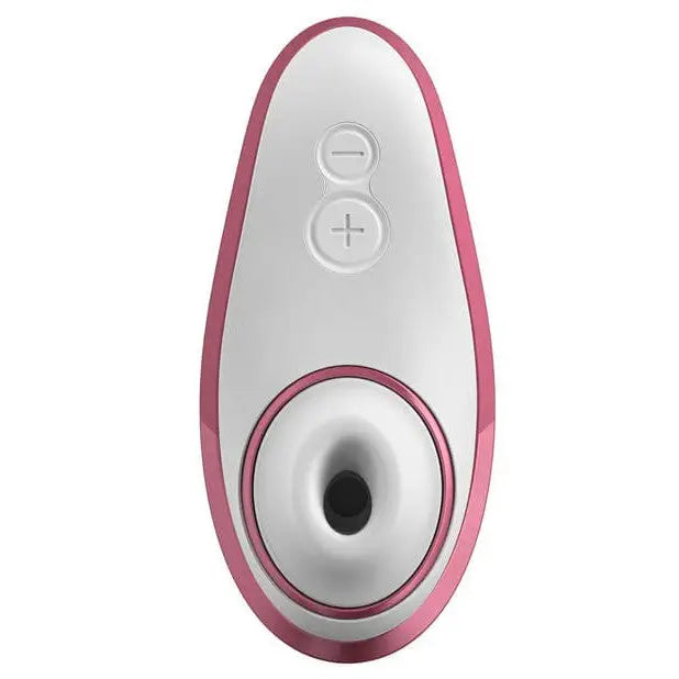 Pink and white Womanizer LIBERTY Air baby monitor with multiple intensity levels