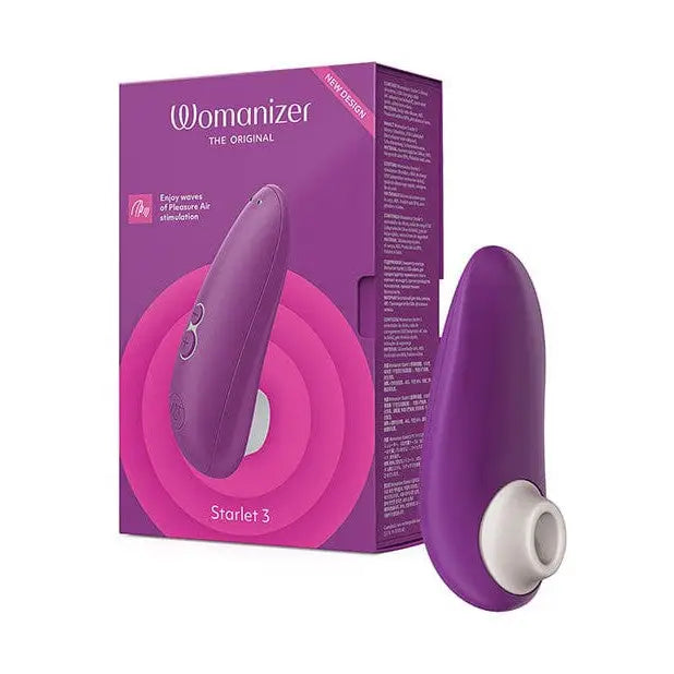 Womanizer STARLET 3 Rechargeable Air Stimulator with Omexe Vibrating Device, Intensity Levels