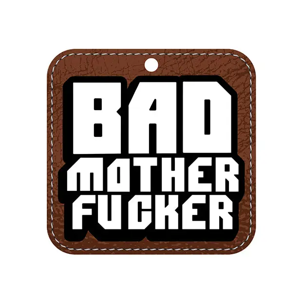 Wood Rocket Air Freshener Bad Mother Fucker - Party Supplies