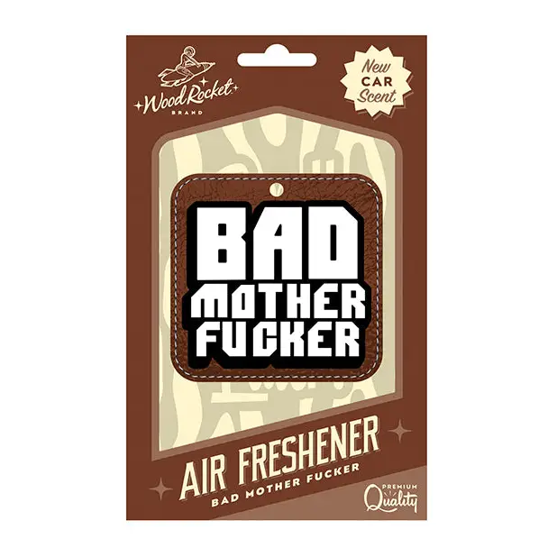 Wood Rocket Air Freshener Bad Mother Fucker - Party Supplies