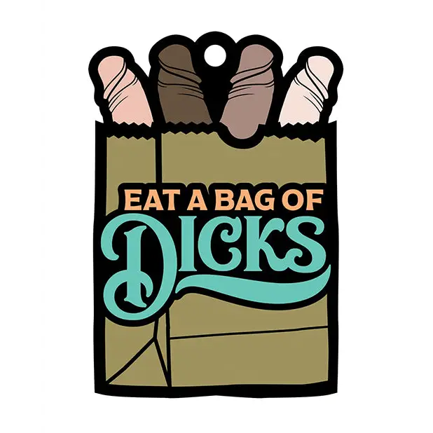 Wood Rocket Air Freshener Bag of Dicks - Party Supplies