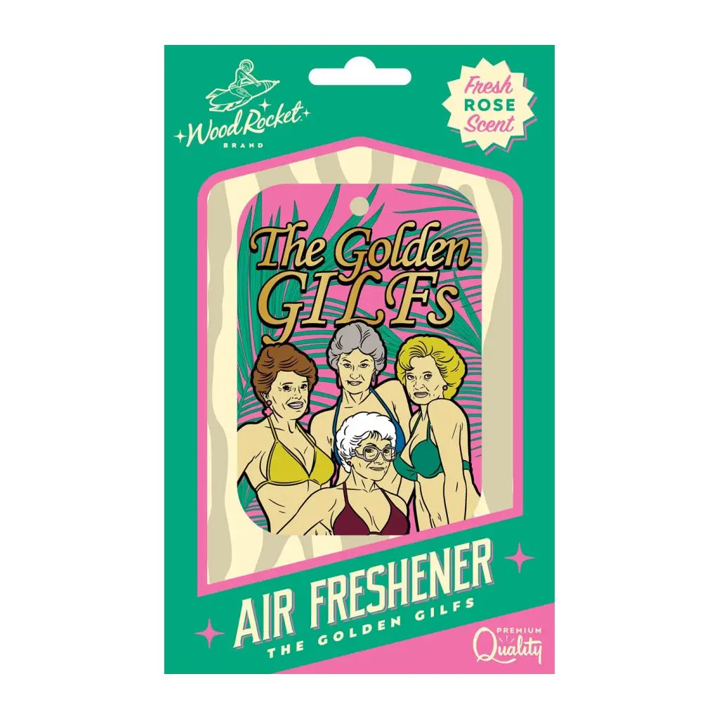 Wood Rocket Air Freshener Golden GILFS - Party Supplies