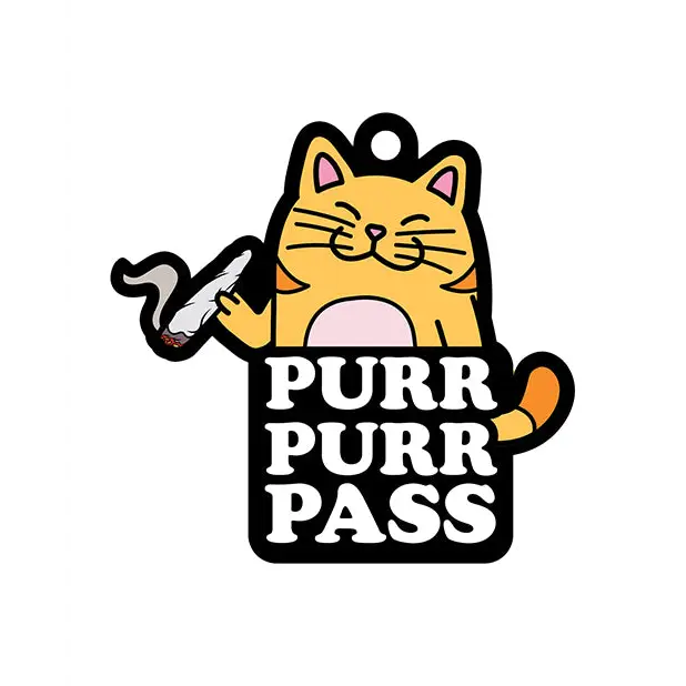 Wood Rocket Air Freshener Purr Purr Pass - Party Supplies