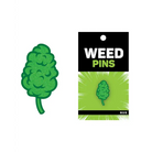 Wood Rocket Weed Nug Pin - Green - Enamel Pin