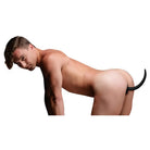 Master Series Tail Plug Black Woof Xl Silicone Puppy Tail Butt Plug at the Haus of Shag