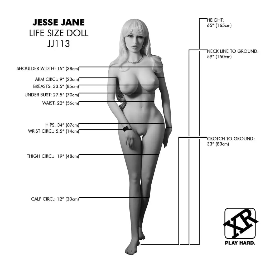 Jesse Jane Full Body Doll World Famous Jesse Jane Fantasy Life Size Replica Doll at the Haus of Shag