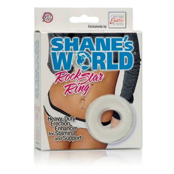 CalExotics Sextoys for Couples Clear World Rock Star Ring at the Haus of Shag