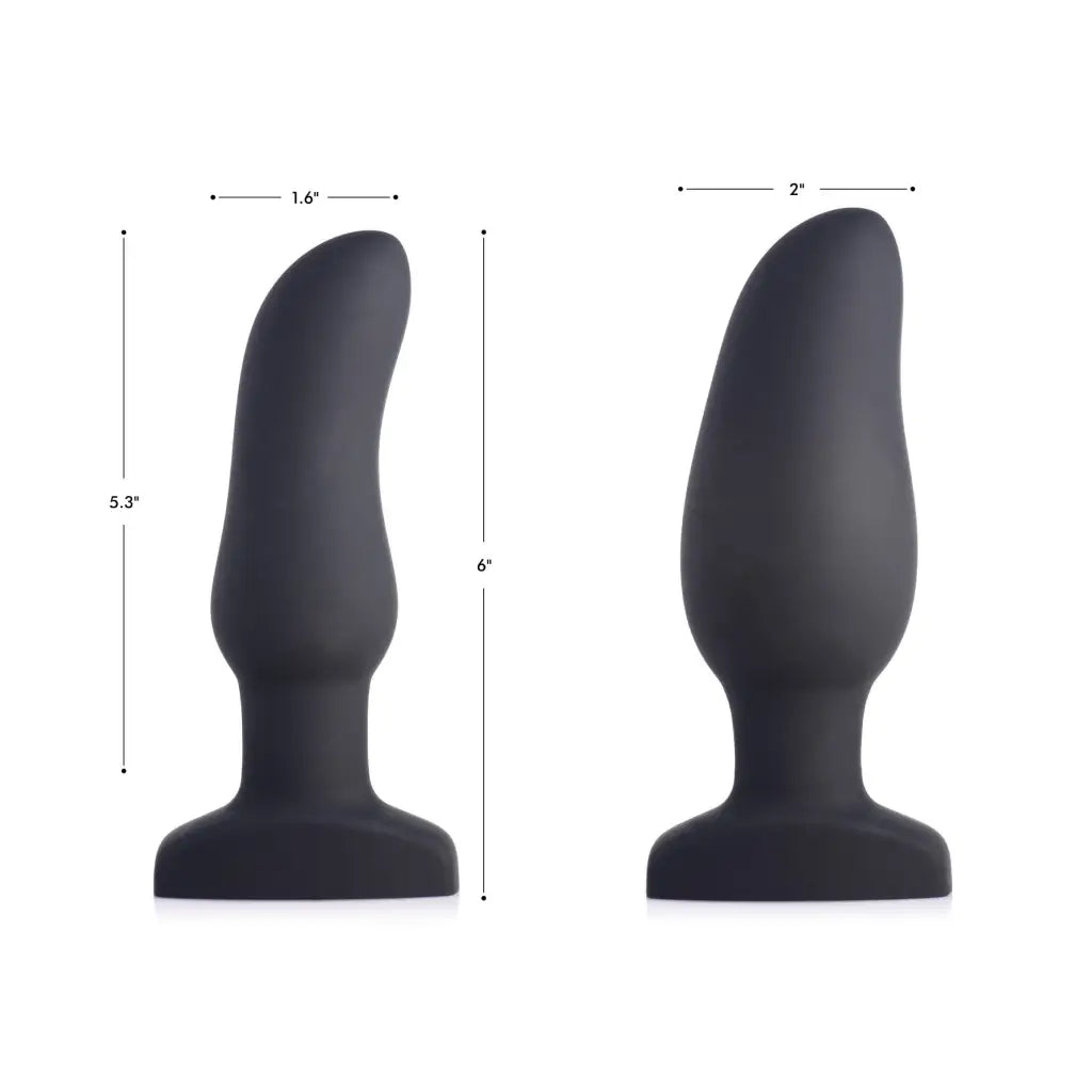 Swell Plug Worlds First Remote Control Inflatable 10x Vibrating Curved Silicone Anal Plug at the Haus of Shag