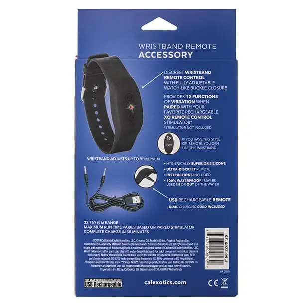 CalExotics Sexual Enhancers Wristband Remote Accessory at the Haus of Shag