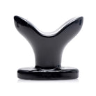 Black vase with curves resembling the unique shape of the Xl Ass Anchor Flared Anal Plug