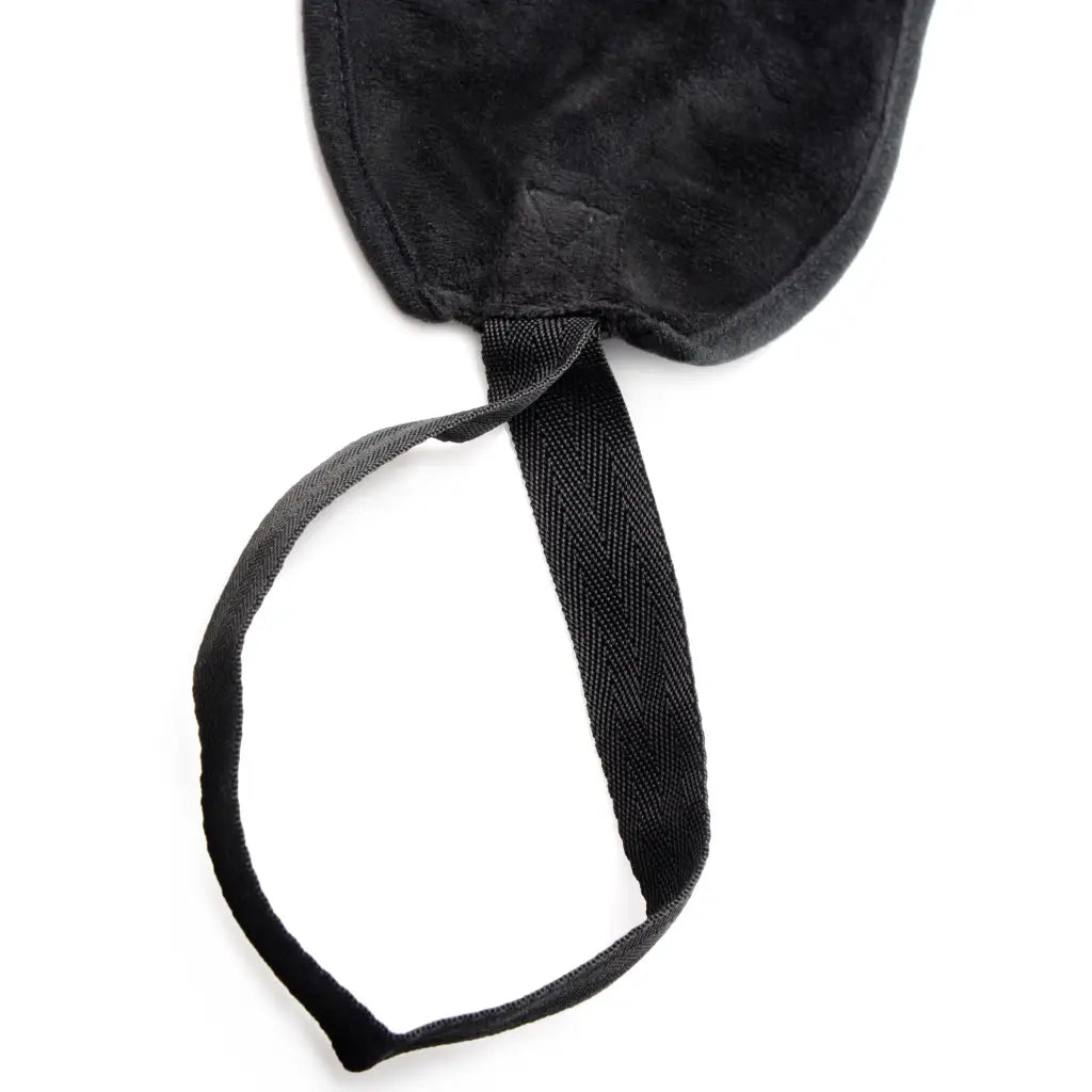 Black velvet headband on Xl Doggy Style Position Strap for enhanced doggy style experience