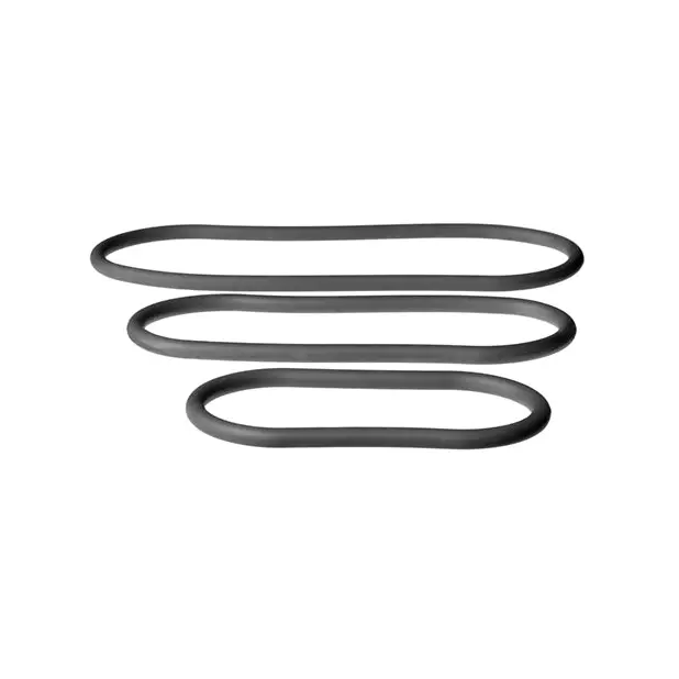 Xplay 3 Pk Silicone Slim Wrap Ring (9 12 15) - Cock Ring